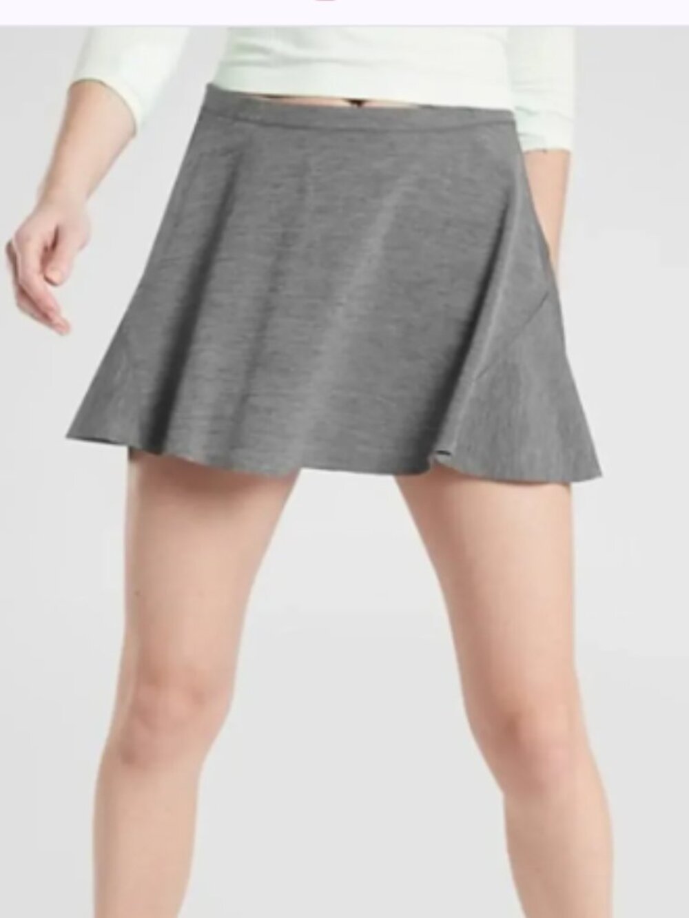 Athleta Match Point Skort Grey Tennis Golf Size Medium
